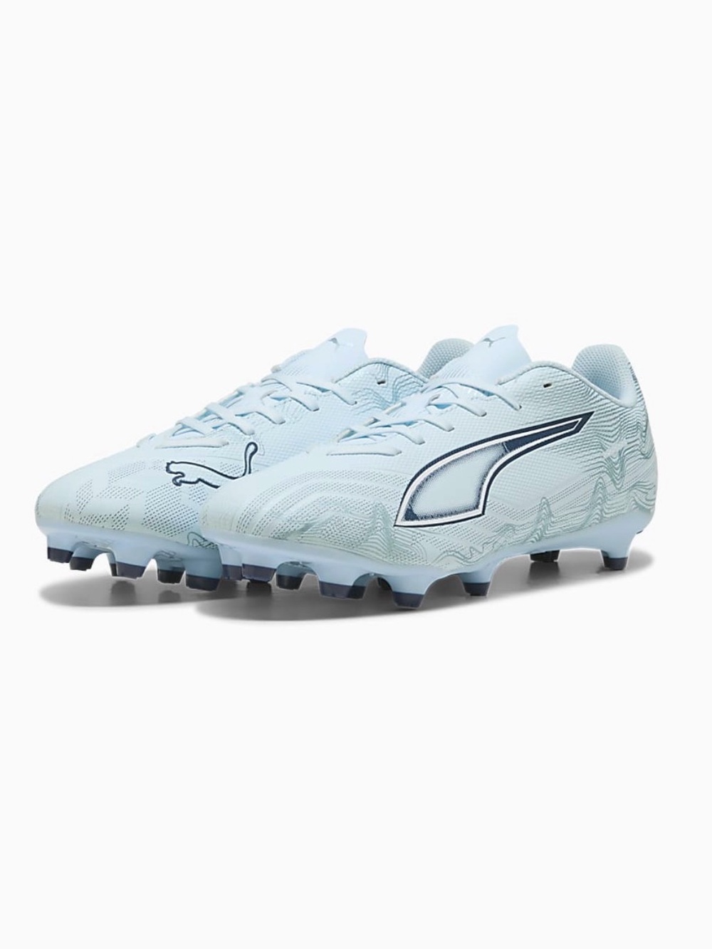 PUMA Ultra 6 Play FG/AG Soccer Cleats Shoes Icy Blue Men’s Size 8.5 Women’s 10